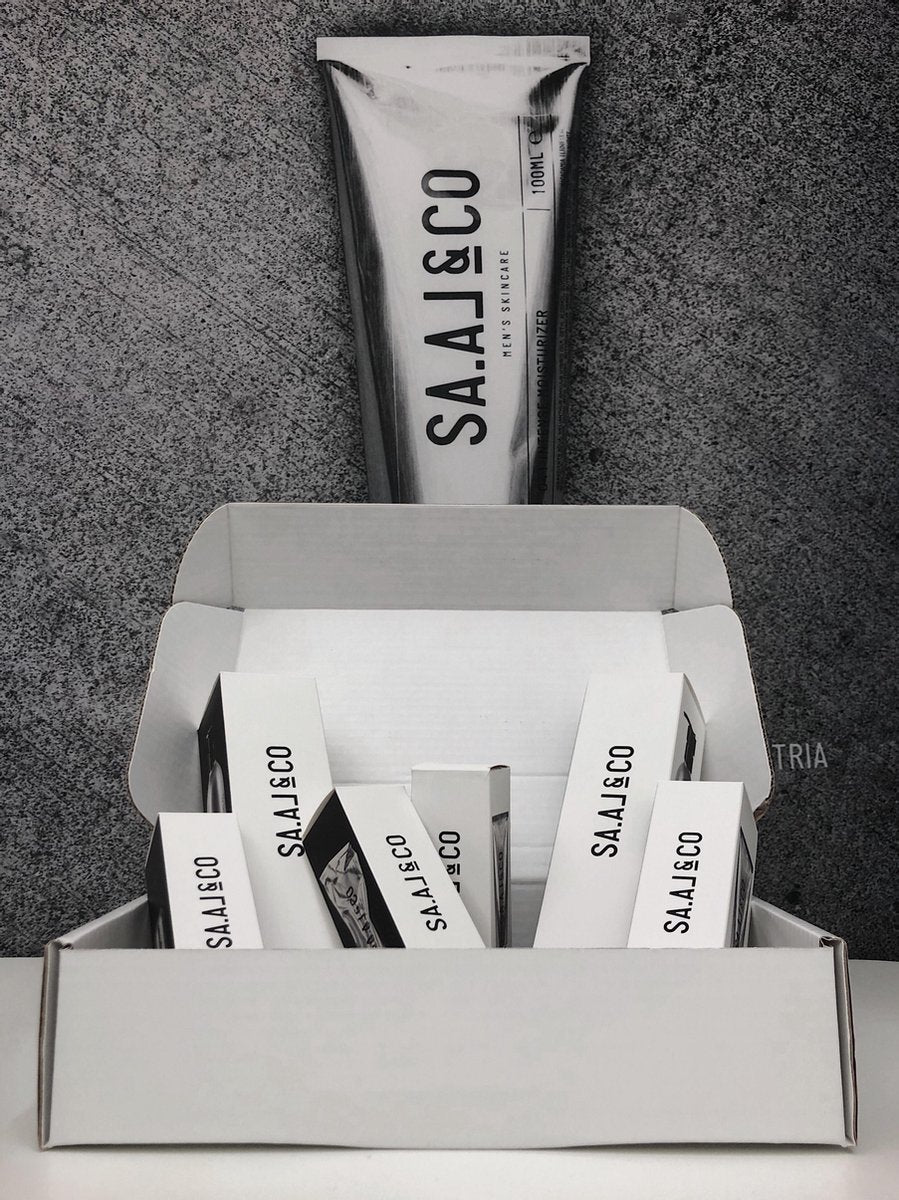 SA.AL&CO Giftpack (6) - Hair&body Wash + Shaving Crème + Light Moisturizer & Aftershave Balm + Intense Moisturizer + Deodorant + Hand Wash