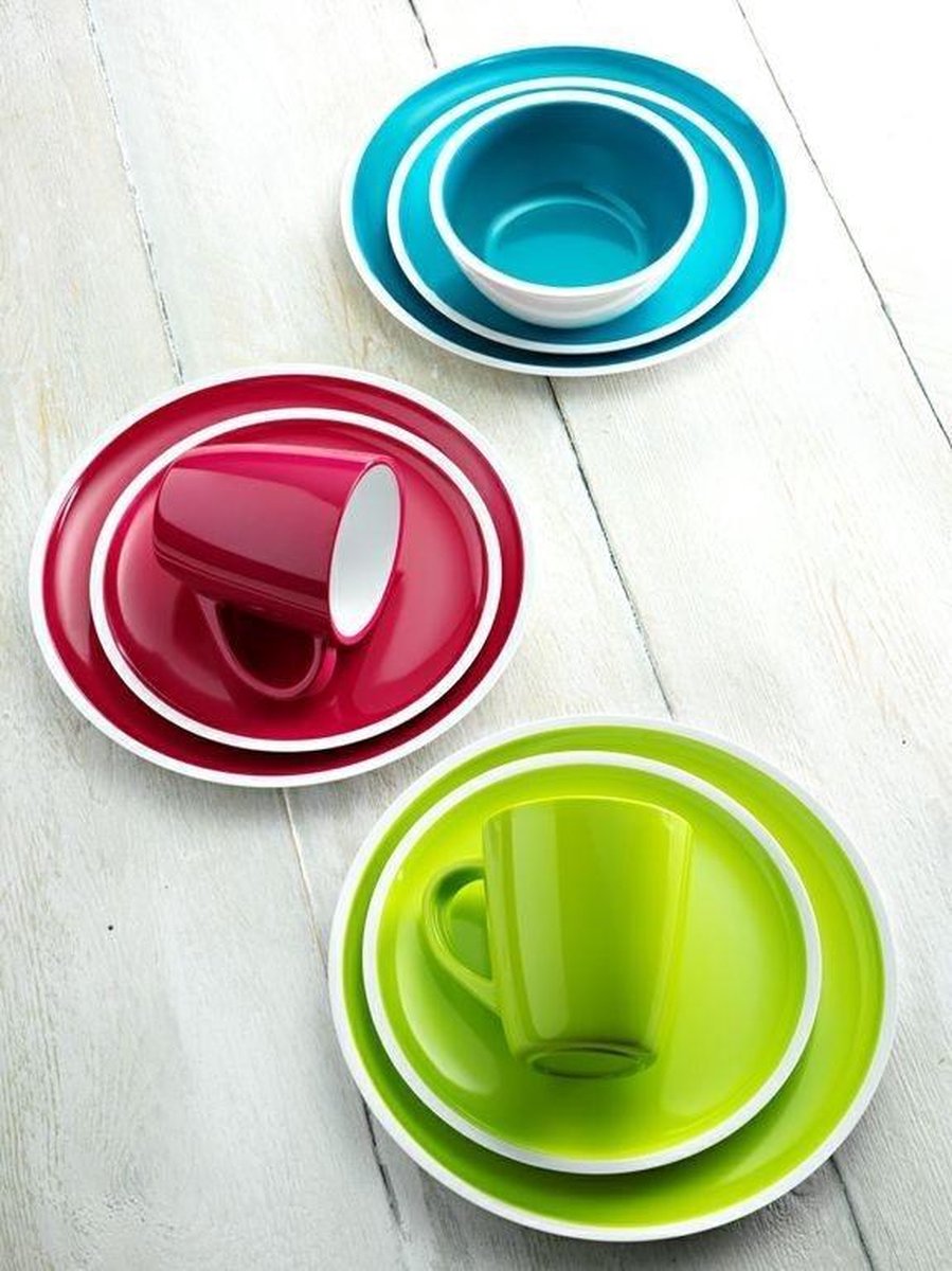 Zak! Designs 2-Tone Oceanside - Dinerbord - Ø 26 cm - Groen