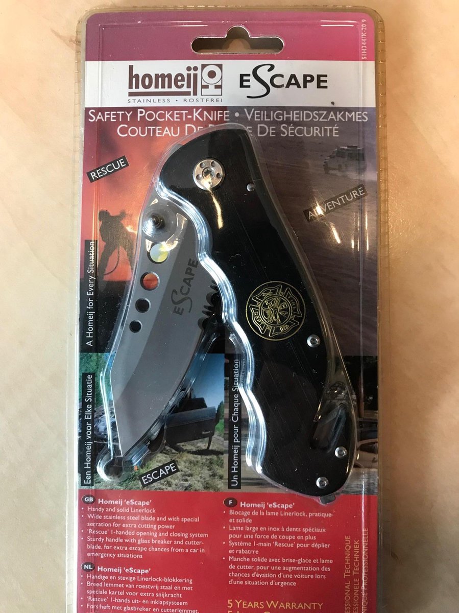 eScape mes in blister