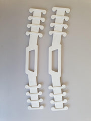 EarComfort LUXE 2 stuks wit - Earsaver - Ear saver mondkapje dragen zonder pijn en irritatie - mondkapje houder - earsavers mondmasker - aantrekhulp - mondkapje beschermstuk - draagband mondmasker - oorbeschermer - strip voor mondkapje - earbuddie