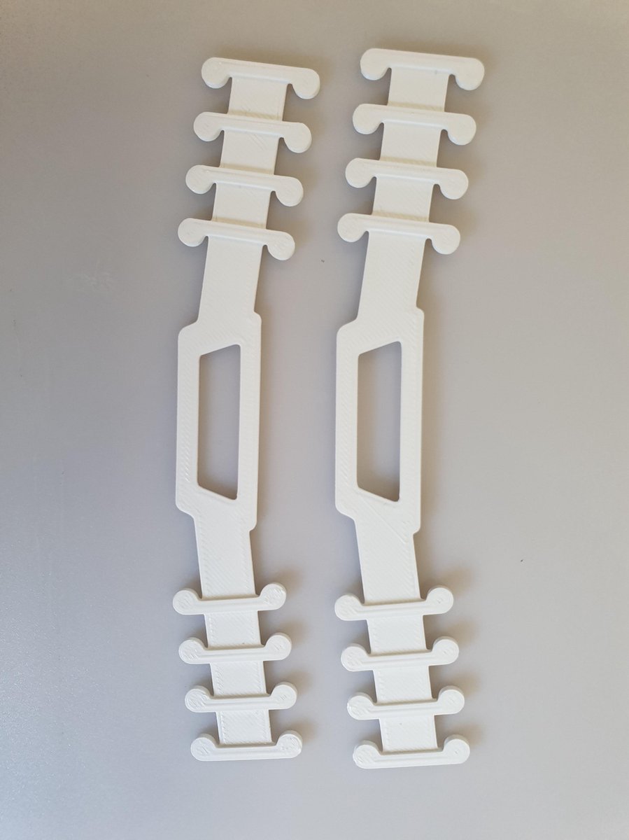 EarComfort LUXE 2 stuks wit - Earsaver - Ear saver mondkapje dragen zonder pijn en irritatie - mondkapje houder - earsavers mondmasker - aantrekhulp - mondkapje beschermstuk - draagband mondmasker - oorbeschermer - strip voor mondkapje - earbuddie