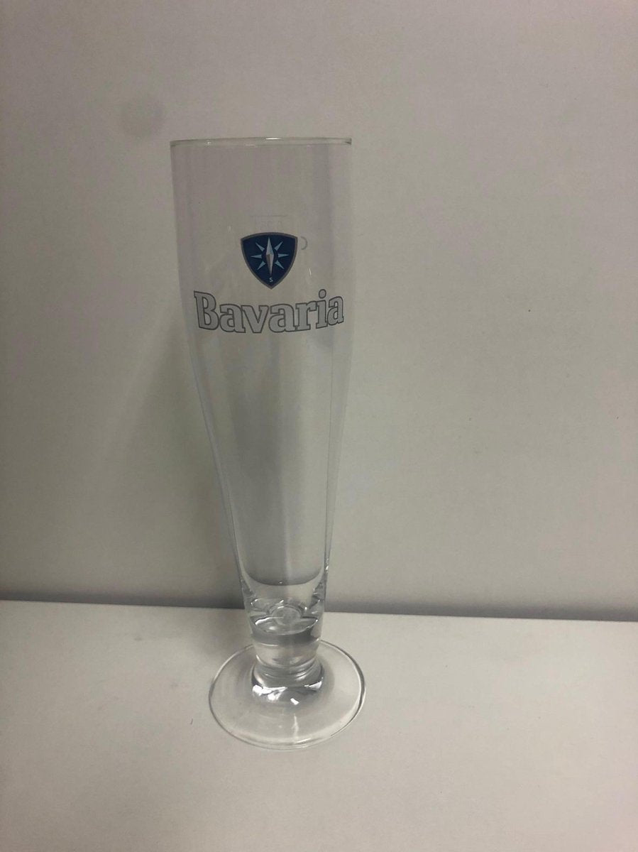bavaria 6x 25cl voetglas bierglazen bierglas op voet
