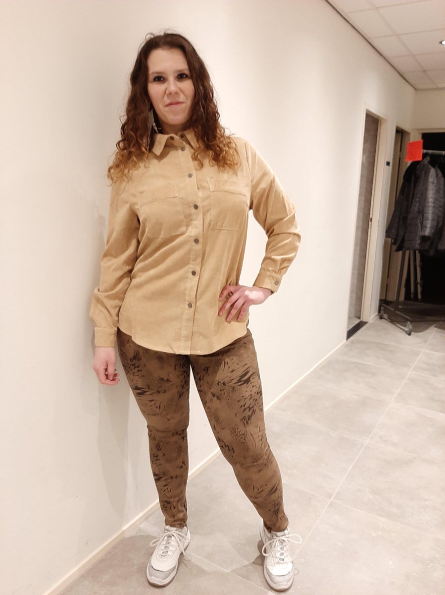 New Star Maine Broek Kleur Taupe Maat 48