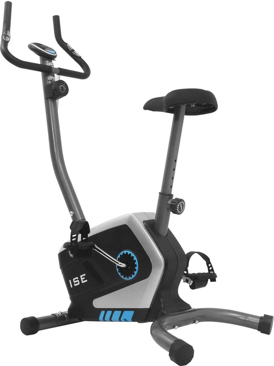 ISE SY-8801 Hometrainer fitness fiets - Ergonomètre - Stille hometrainer - Hartslagsensor - Complete Workout Vanuit Huis - Verstelbaar zadel - ...