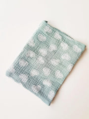 Hydrofiel Washandje Oud Groen