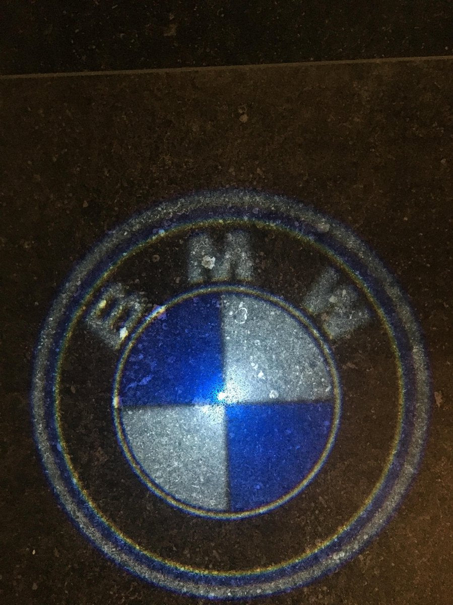 Autoverlichting | BMW | Deur | Logo Projector | Auto | Draadloos | Universeel |Op batterij |1 stuk | Lamp | Accessoire | Gadget | Merk