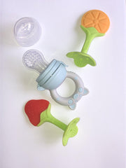 Fruit speen (Blue) met 2 bijtringen