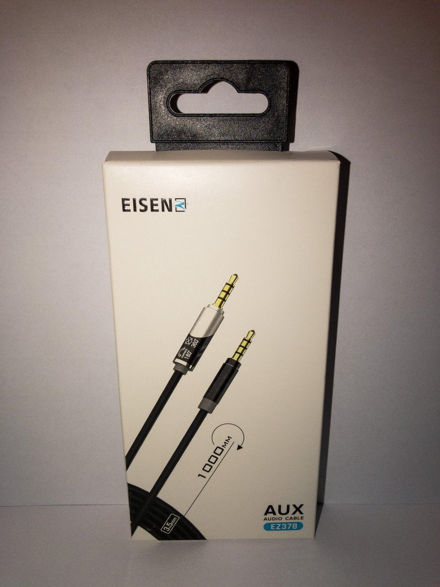 EisenZ EZ378 Aux to Aux Cable 1000MM 3.5MM Jack