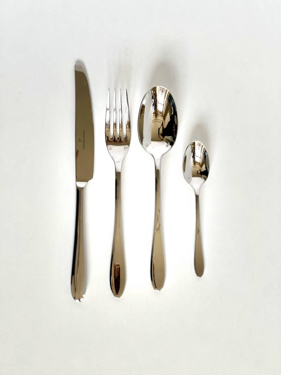 Lazzo bestekset 24 delig edelstaal 4 mm dik