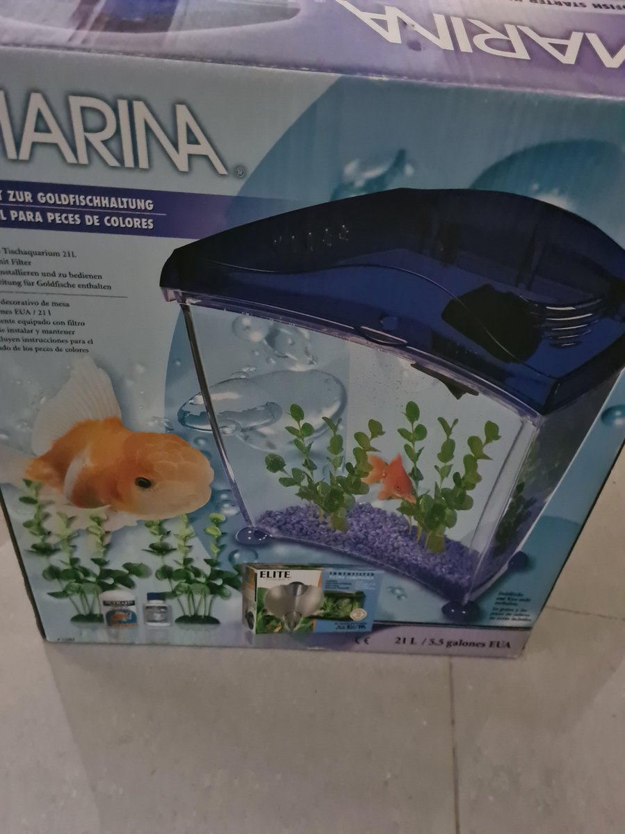Goudvis starterskit aquarium marina