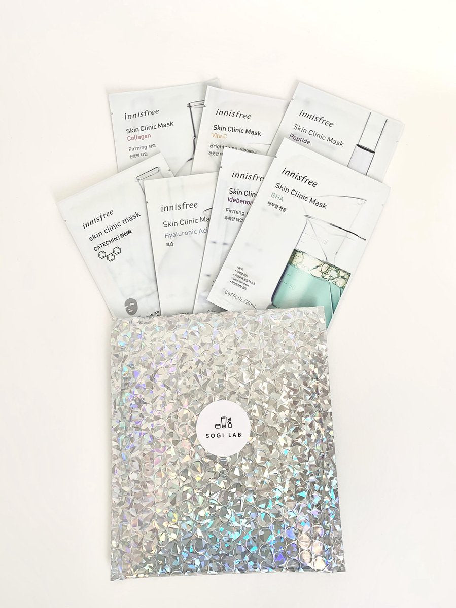 5 pack sheet mask surprise box - 5 gezichtsmaskers van de beste Koreaanse skincare merken