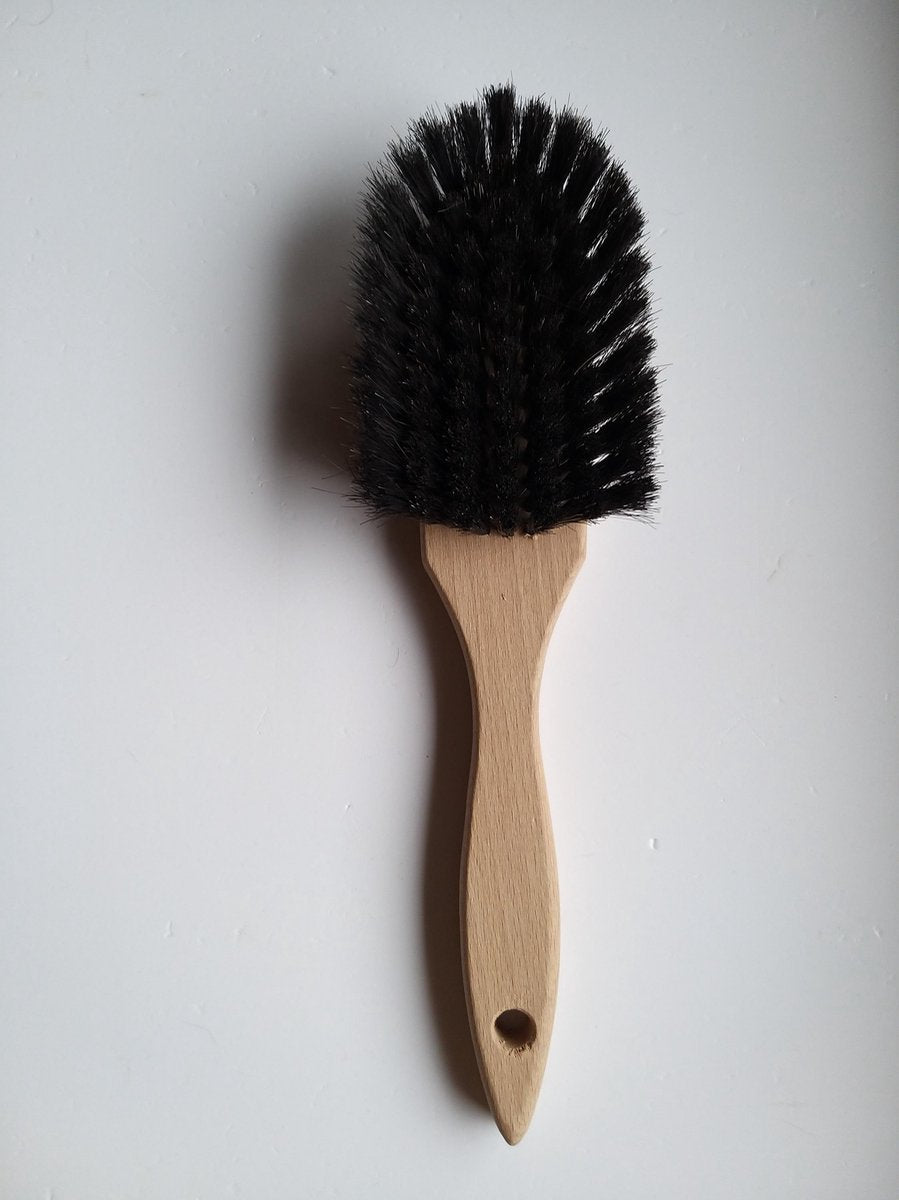 Schrobborstel Paardenhaar - Met Handgreep - Met Ophangoog - 26 cm