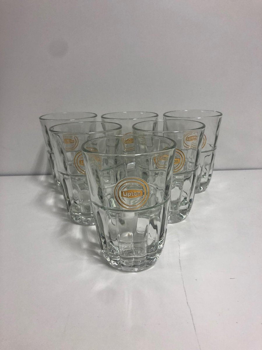 6x Lipton Ice Tea Glas