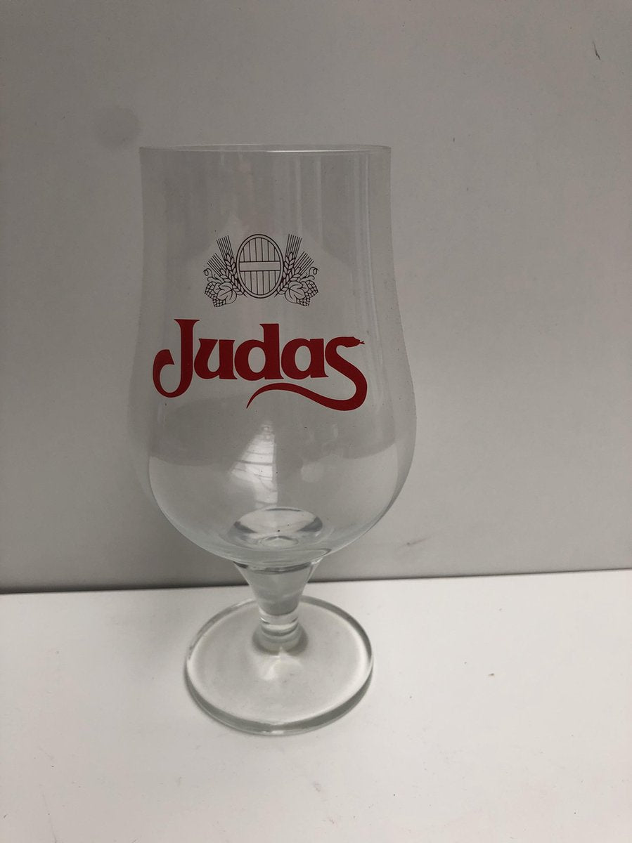 Judas bierglas op voet 2x 33cl bierglazen bier glas glazen bokaal bokalen