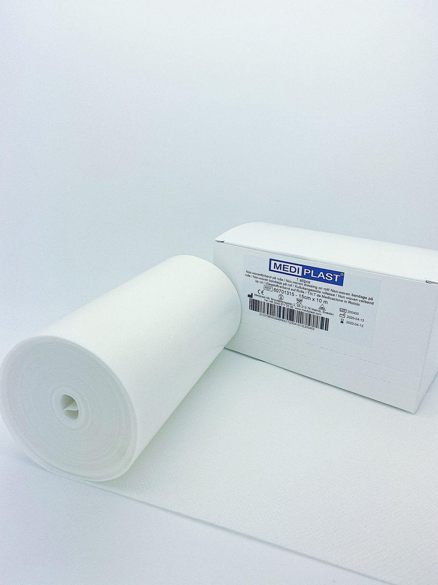 Mediplast Non-Woven Verband op Rol 15cm x 10m