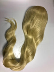 Paardenstaart  XXL Ponytail net echt haar dik&vol blond 100%Monofibrehair