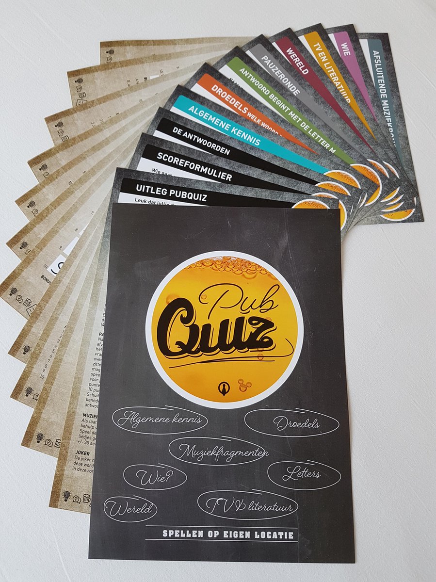 Pubquiz voor thuis (2)| Ga de strijd aan met elkaar!