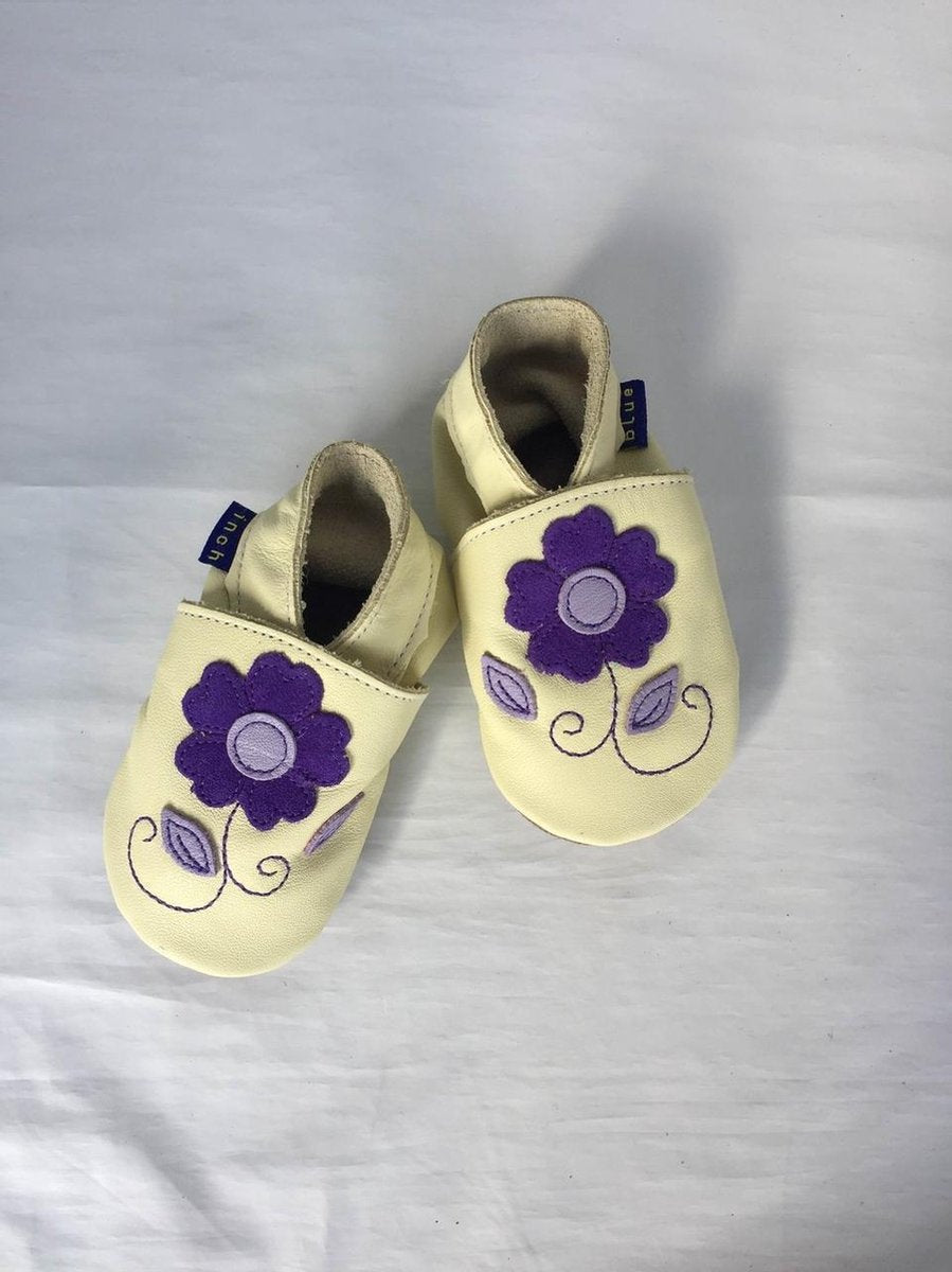Babyslofjes inch blue paarse bloem
