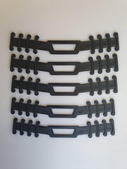 EarComfort ComfiEar voordeelset 5 stuks zwart - Earsaver - Ear saver - Mondkapjes dragen zonder pijn en irritatie - earsavers mondmasker - aantrekhulp - mondkapje beschermstuk - draagband mondmasker - beschermer - strip voor mondkapje - earbuddie