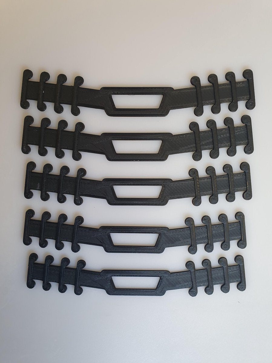 EarComfort ComfiEar voordeelset 5 stuks zwart - Earsaver - Ear saver - Mondkapjes dragen zonder pijn en irritatie - earsavers mondmasker - aantrekhulp - mondkapje beschermstuk - draagband mondmasker - beschermer - strip voor mondkapje - earbuddie