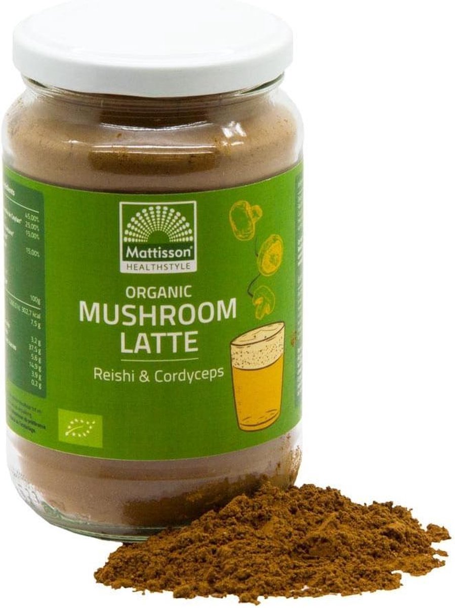 Mattisson / Mushroom Latte Reishi – Cordyceps BIO - 160 gram (MT2095)