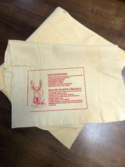 Zeemvel Natuurzeem van echt leder XL uitvoering 32cm x 50cm
