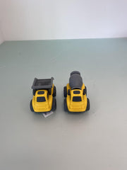 Speelgoedauto van in de bouw (set van 2)