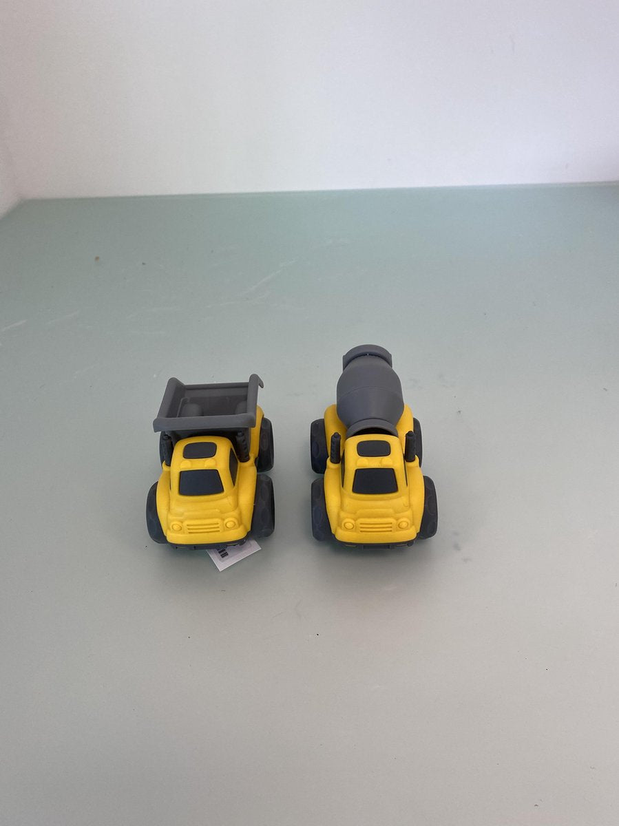 Speelgoedauto van in de bouw (set van 2)