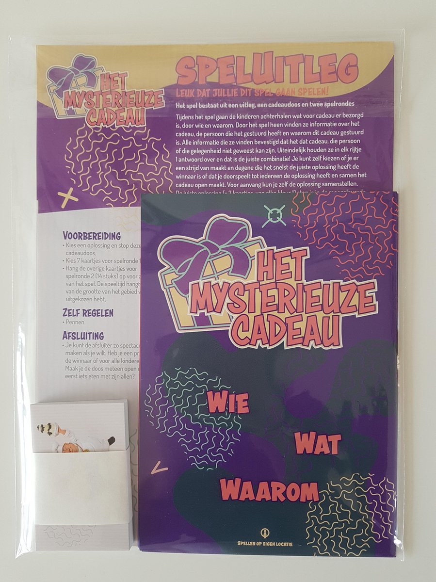 Het mysterieuze cadeau - speurspel voor kinderen tot 7 jaar | Kinderfeestje | Speurtocht