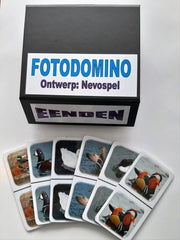 Denkspel voor mensen met dementie FotoDomino Eenden