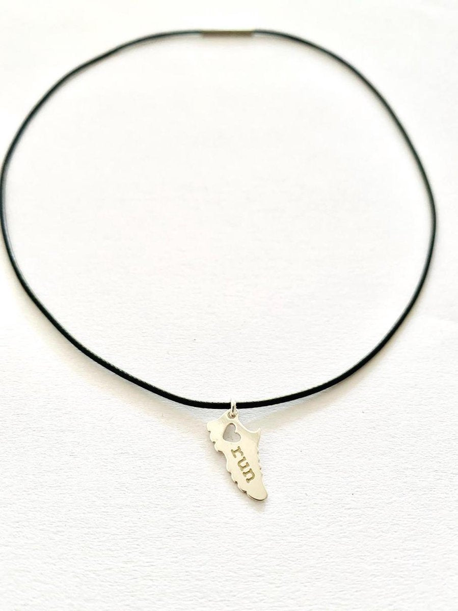 Hardloopketting | Zilver | Hardloopsieraad | Sportief cadeau