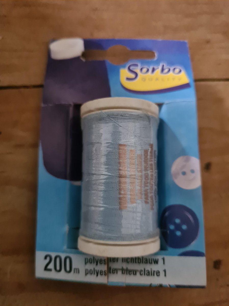 200m Polyestergaren Lichtblauw Sorbo