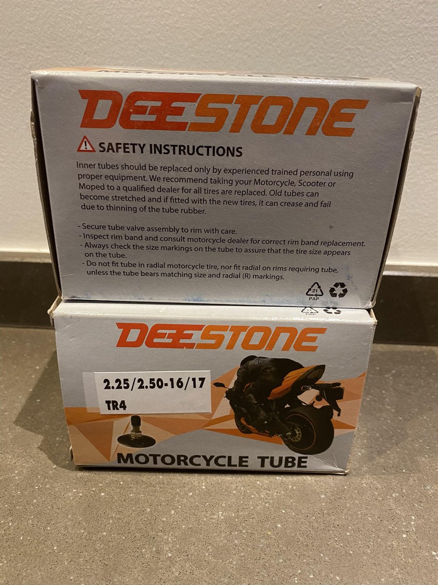 Honda camino binnenband DEESTONE 2.25/2.50-16/17