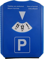 Sundaze - Blauwe Parkeerschijf - Hard plastic - Incl. Ijskrabber en Rubberen veger