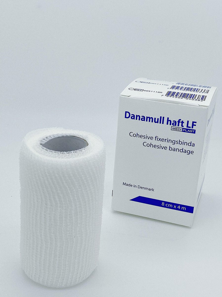 Danamull Haft Zelfklevend Fixatiewindsel 8cm x 4m - 10 stuks
