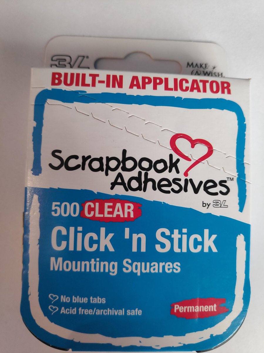 3L Click 'N Sticks mounting squares 500 stuks
