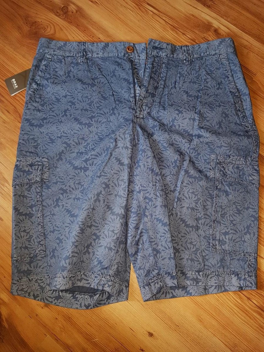brax korte broek blauw maat 56