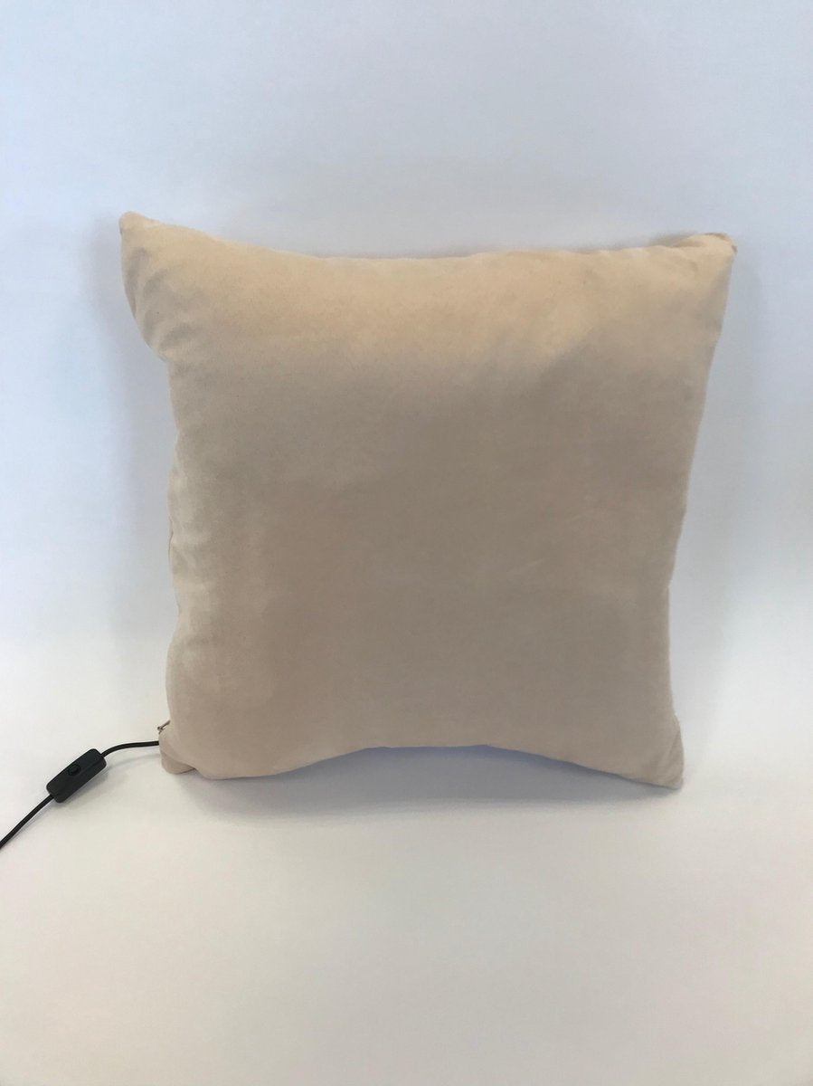 Comfy Massagekussen  met infrarood verwarming - crême kleur