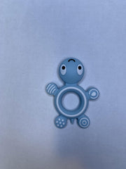 Bijtspeelgoed schildpad pastel blue | bijtring baby | bijtring baby siliconen | schildpad pastel blue | bijtring voor doorkomende tandjes | BPA vrij | bijtspeeltje