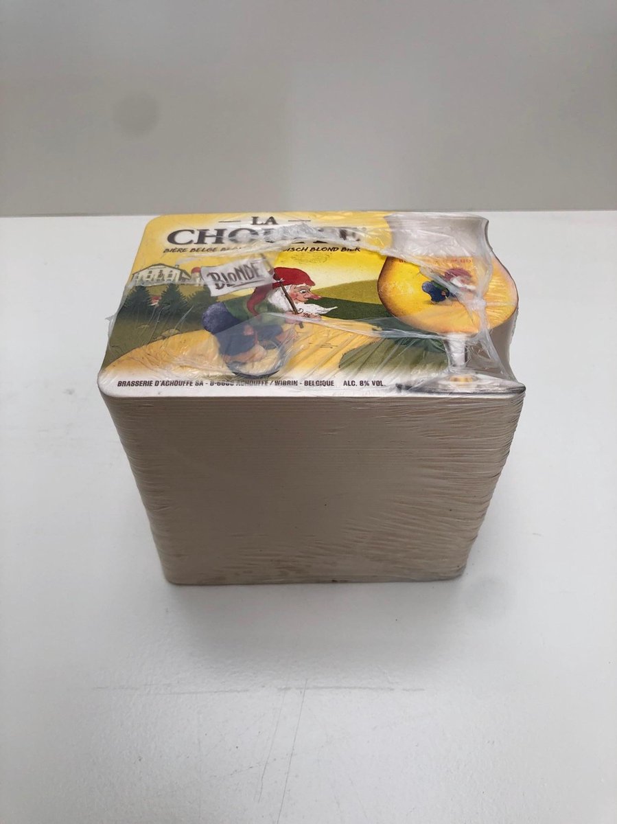 1x pakje/rol Chouffe viltjes bierviltjes La chouffe da'chouffe
