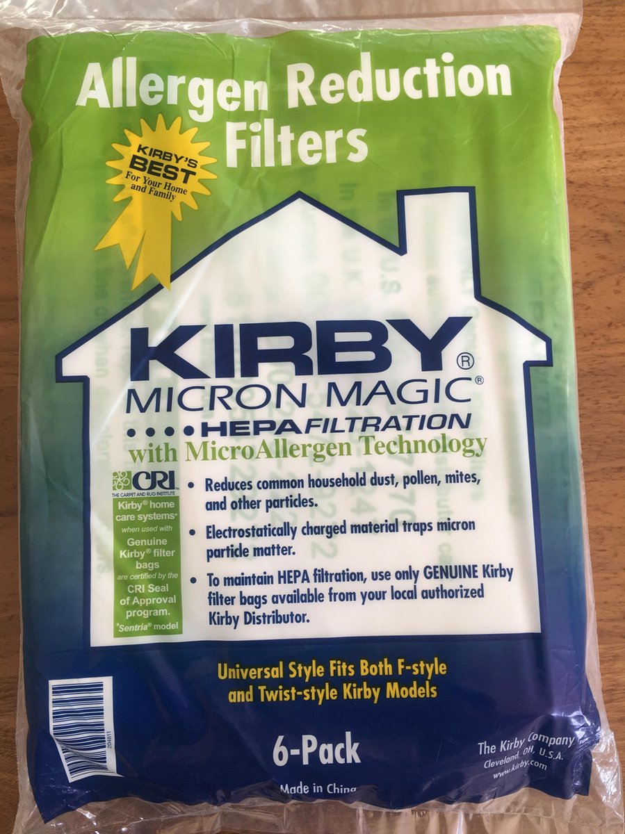 Kirby stofzuigerzakken (3 pack) past op alle kirby modellen G3 tm Avalir