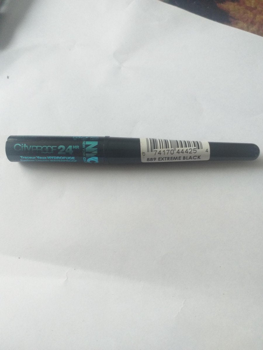 Nyc waterproof liquid eyeliner #889 extreme black