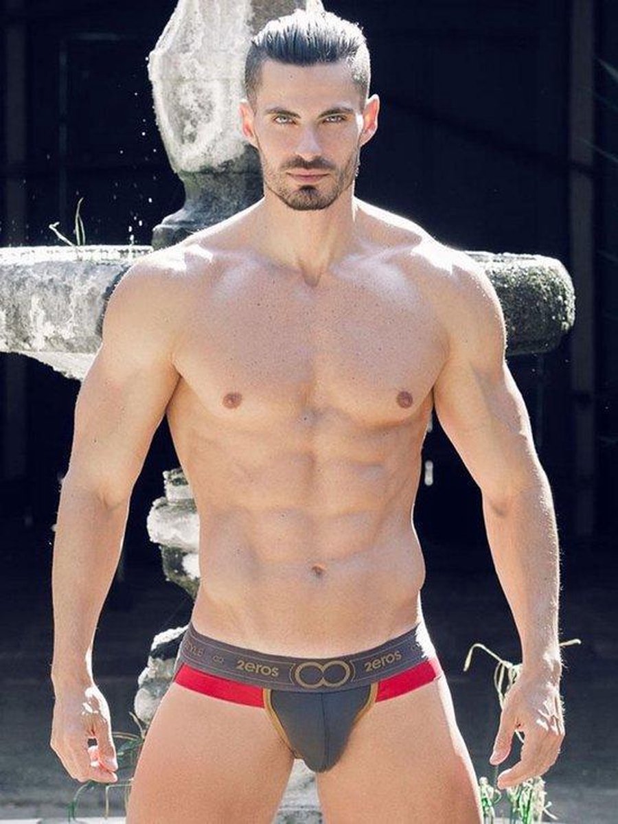 2EROS Aether Jockstrap Deep Space Grijs - MAAT L - Heren Ondergoed - Jockstrap Heren - Heren Jock