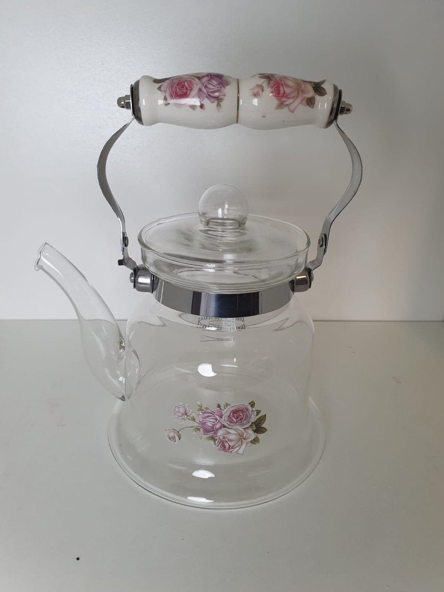 Transparante glazen theepot (1200ml)