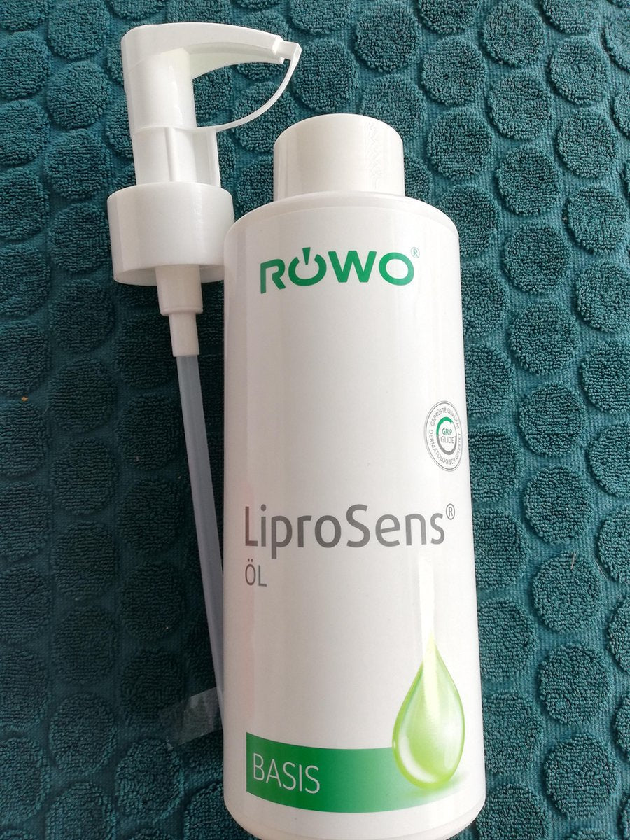 Röwo LiproSens Basis Massageolie MET Doseerpomp 1000ml