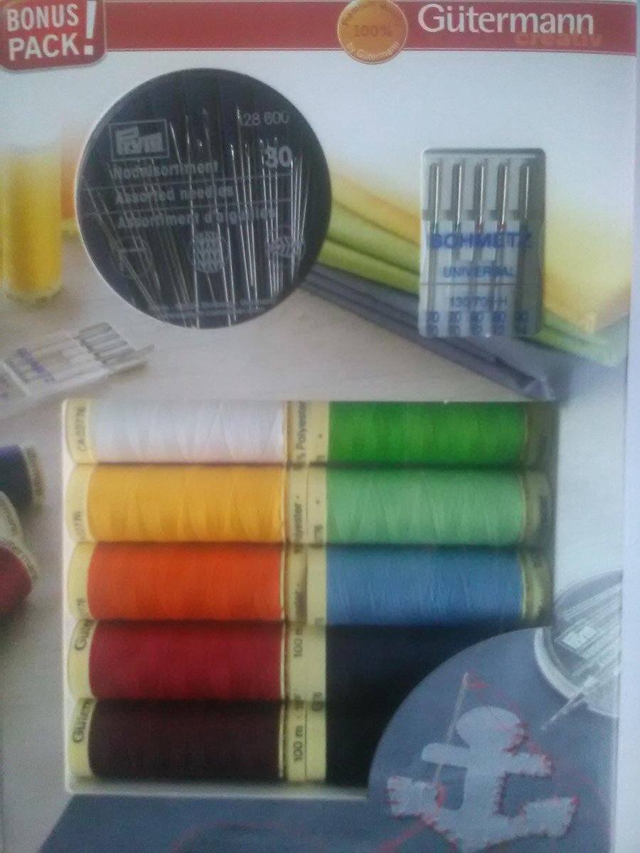 Gutermann naaigarenset incl hand- en machinenaalden