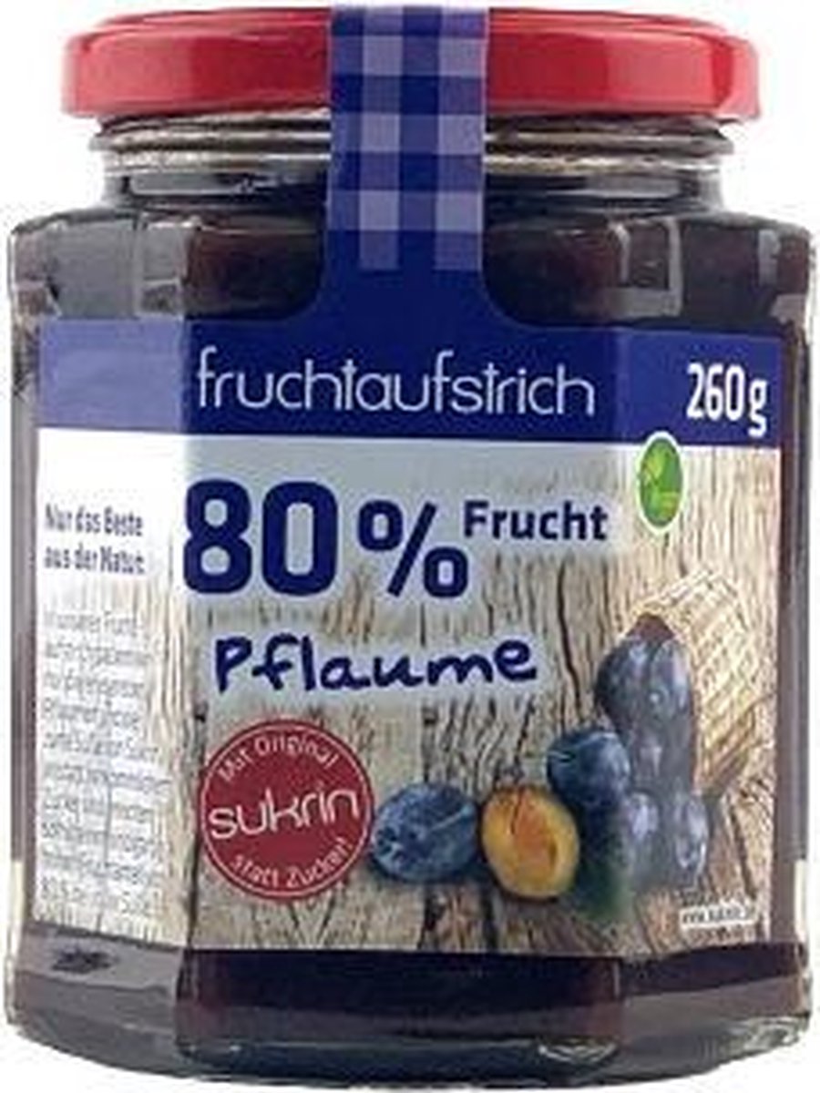 Sukrin | Pruimenjam | 1 x 260g  | Snel afvallen zonder poespas!