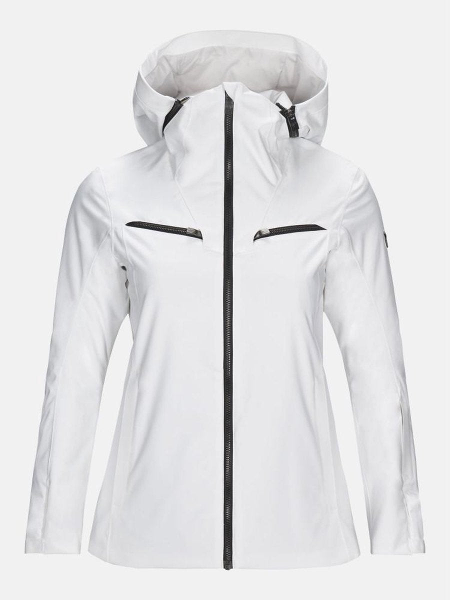 Peak Performance Lanzo - Wintersportjas Voor Dames - Wit - XL