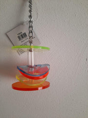 acrylspeelgoed voor parkiet en papegaai crooked wiggle
