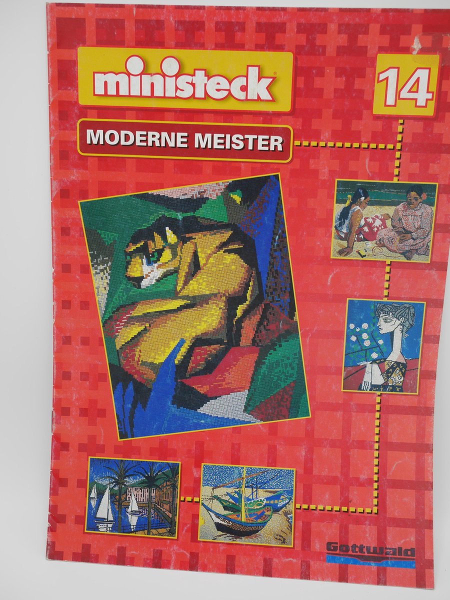 Ministeck oorbeeldboek moderne meesters 14 mozaiken